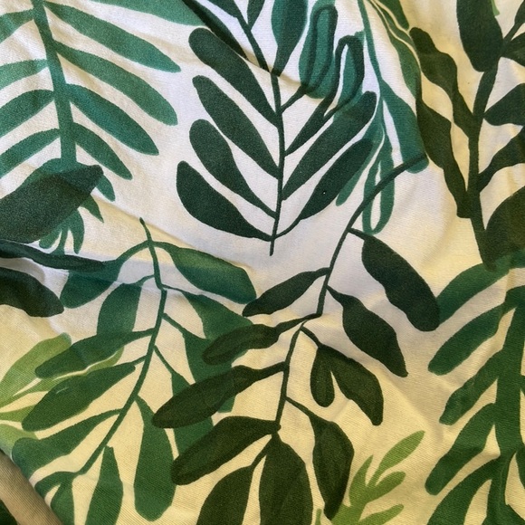 Target CLOUD ISLAND Green Fern Cotton Crib Toddler Fitted Sheet Nursery Bedding - Picture 1 of 6